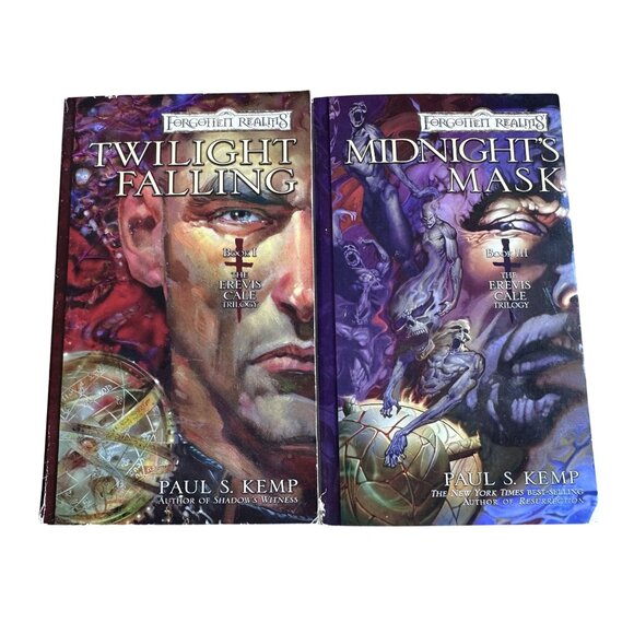 Forgotten Realms Paperback Set of 2 Books Twilight Falling & Midnight's Mask - Picture 1 of 6